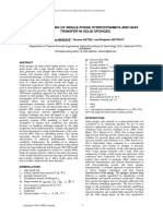 CFD Modelling of Single-Phase Hydrodynamics and Heat Transfer in Solid Sponges