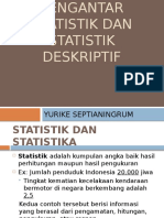 Pengantar Statistik Dan Statistik Deskriptif