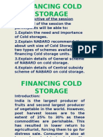 Cold Storage Scheme