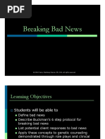 Breaking Bad News