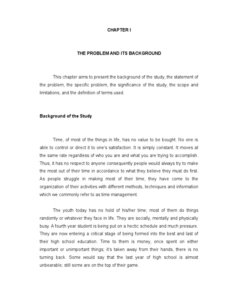 Time management paragraph picture