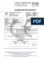 Certificate of PGM BP-743
