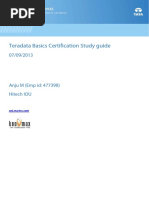 Training Material - Teradata Basics Certification