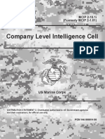 MCIP 2-10.1i (Formerly MCIP 2-1.01) Company Level Intelligence Cell