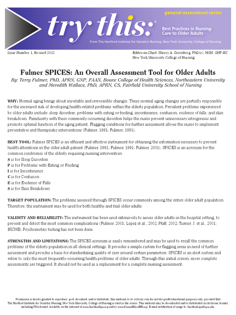 Spices.pdf Geriatrics Nursing