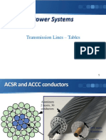 Transmission Lines - Tables