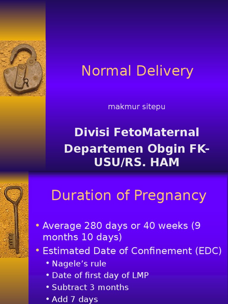 Stages and Management of Normal Delivery | PDF | Maternal Health ...