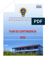 Plan de Contingencia IESTP "SAN IGNACIO DE LOYOLA" - JUNÍN -2016