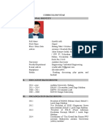 CURRICULUM VITAE of Syaiful