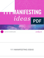 111 Manifesting Ideas - Sarah Prout