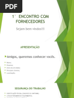 1ª Integração Com Fornecedores