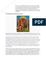 The Pandava and Kaurava Princes: Drupada Shikhandi Arjuna