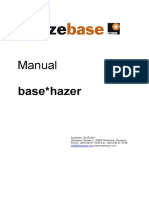 User Manual Base Hazer