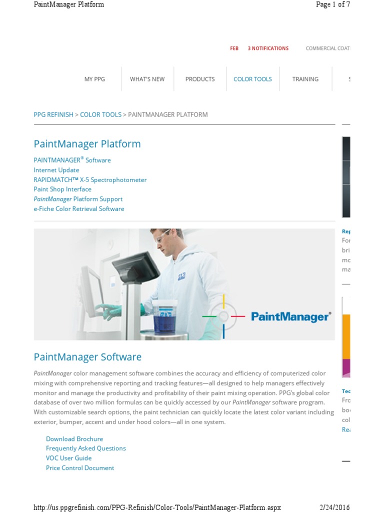 PPG PaintManager Zip (File Format)