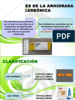 Inhibidores de La Anhidrasa Carbonica