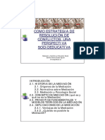 Mediación conflicto resolución estrategia