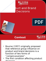 Product and Brand Decisions