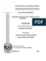 Tesis Ingenieria de Produccion y Productividad de Pozos PDF