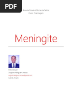 Trabalho de Enfermagem - A Meningite- Ciencias Da Saude - Augusto Kengue Campos