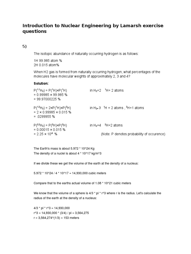 INTRODUCTION TO NUCLEAR ENGINEERING LAMARSH SOLUTIONS PDF intelligence overview