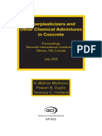 Superplasticizers and Other Chemical Admixtures in Concrete