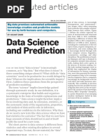 Data Science and Predictions