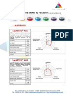 Catálogo Filamentos Smart Materials 3d (Oct 2015)