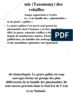 Taxinomie (Taxonomy) Des Volailles PDF