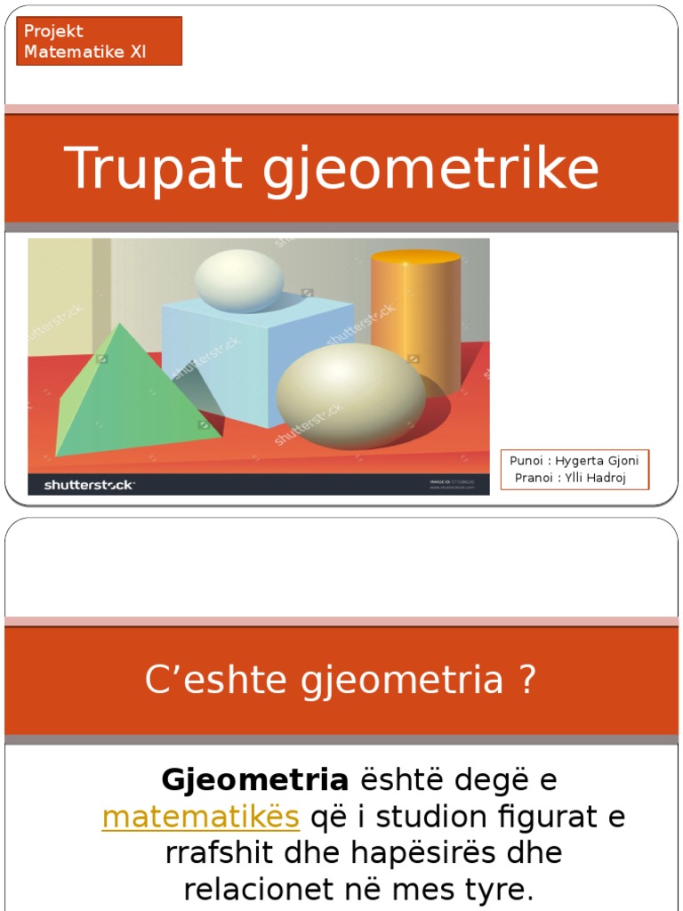 Trupat Gjeometrike | PDF