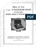 Manual UnderwoodPortable1929