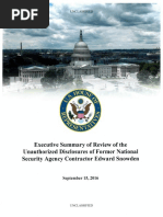 House Intelligence Committee's report on Edward Snowden