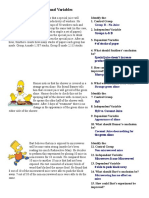 Identify The Controls and Variables - Study Guide