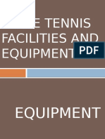 Table Tennis Facilities and Equipments