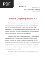 Textbook Chapter Questions 3-6: Artifact 2