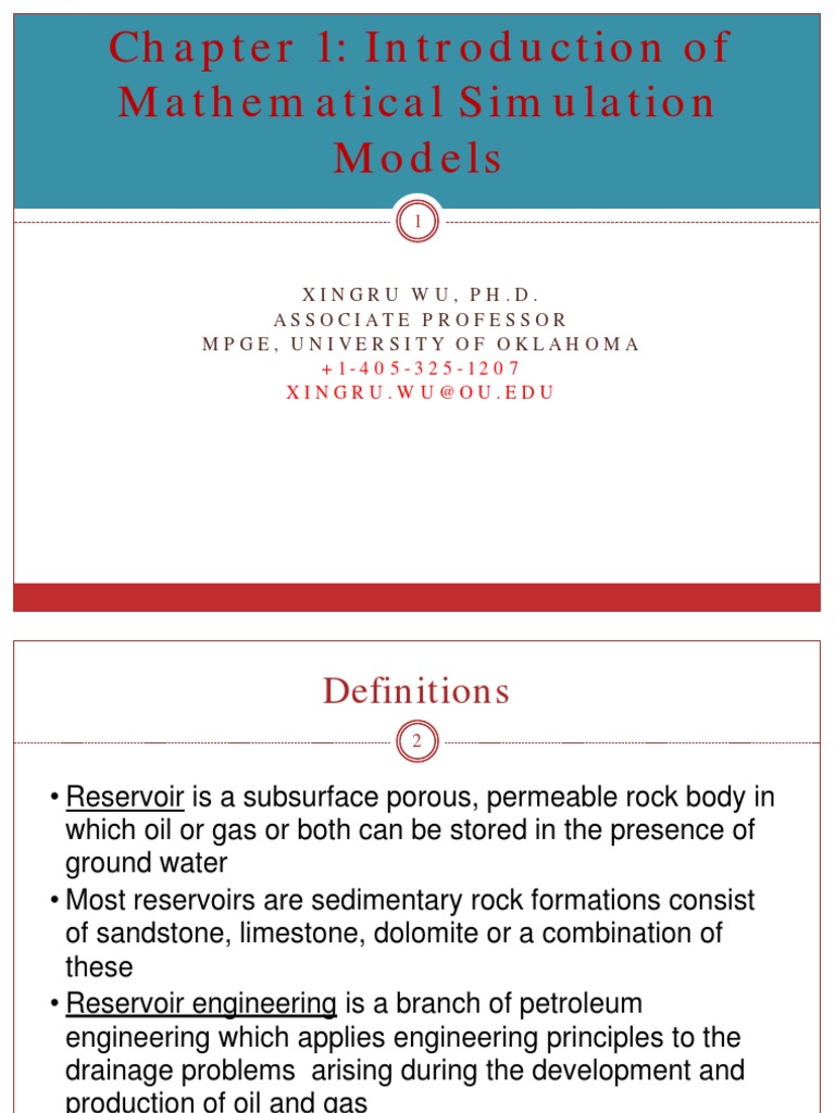 Types of Reservoir Simulation Models | PDF | Petroleum Reservoir ...