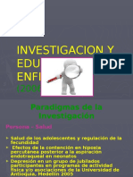 Investigacion y Educacion en Enfermeria