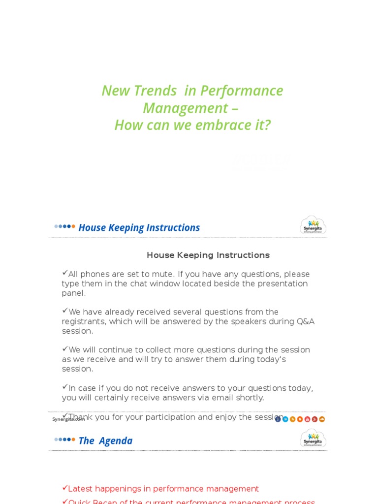 Embracing New Performance Management Trends | PDF | Performance ...