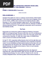 G.R. No. 212049 Magsaysay Maritime Corporation, Princess Cruise Lines, MARLON R. RONO and "STAR PRINCESS", Petitioners, ROMEO V. PANOGALINOG, Respondent