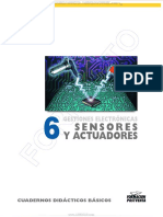 Manual Sensores Actuadores Electromotores Clasificacion Aplicaciones Unidad Control Estructura Sistemas Electronicos
