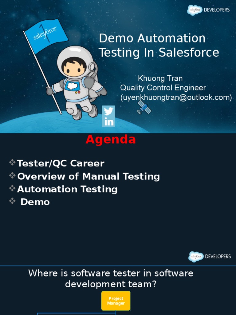 Salesforce Automation Testing Demo | PDF | Software Testing | Quality ...