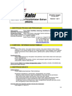 MSDS-Kalsi-Papan Bangunan Bebas Asbes PDF