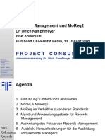 [DE] Records Management & MoReq2 | Dr. Ulrich Kampffmeyer | BKK Berlin | 2009