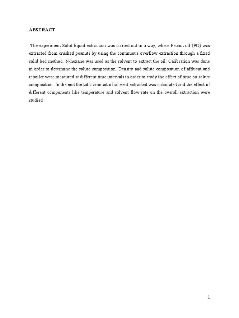 Solid Liquid Extraction PDF Solution Heat Exchanger