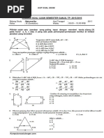 Soal Uts Matematika Kelas 9 Semester 1