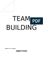 Team Building: Objectives