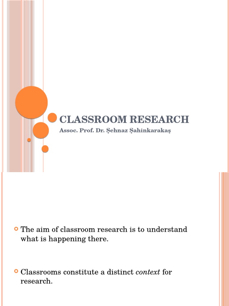 Classroom Research Techniques and Challenges | PDF | English As A ...