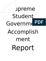 Accomplishment Report SSG