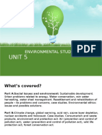 Unit 5: Environmental Studies