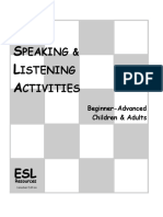 50 Listening and Speaking Activities - SAMPLE PAGES