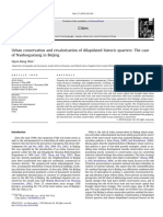 Shin, Hyun Bang 2010 Urban Conservation and Revalorisation of Dilapidated Historic Quarters - Nanluoguxiang PDF